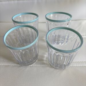 Hearth & Home With Magnolia Set Of 4 Non Breakable 7.5 oz. BPA Juice Glasses